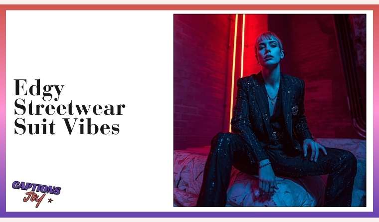 Edgy Streetwear Suit Vibes