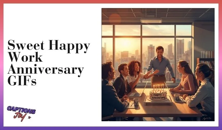 Sweet Happy Work Anniversary GIFs