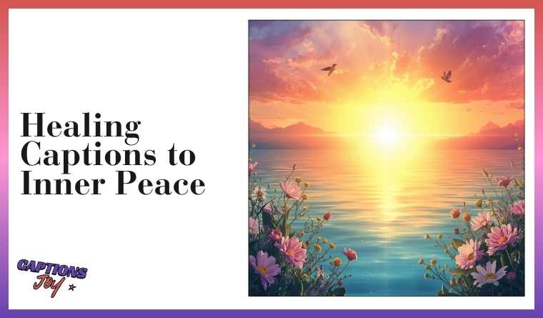 Healing Captions to Inner Peace