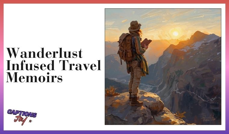Wanderlust Infused Travel Memoirs