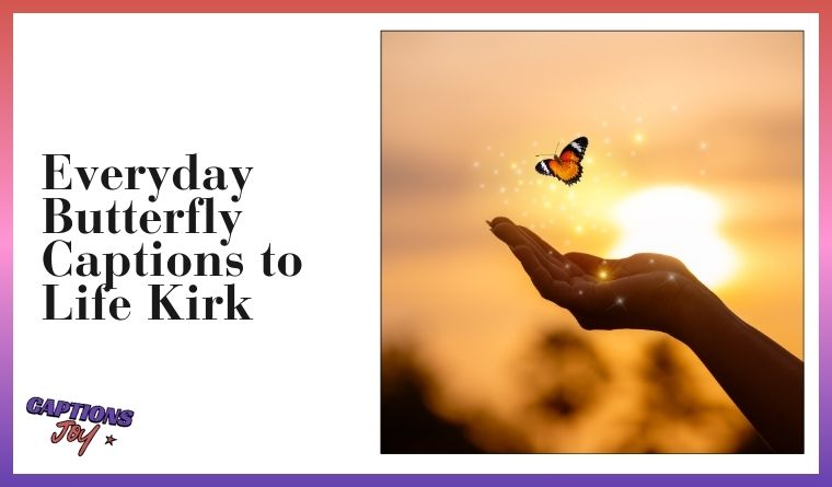 Everyday Butterfly Captions to Life Kirk