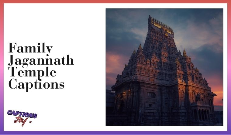 Family Jagannath Temple Captions