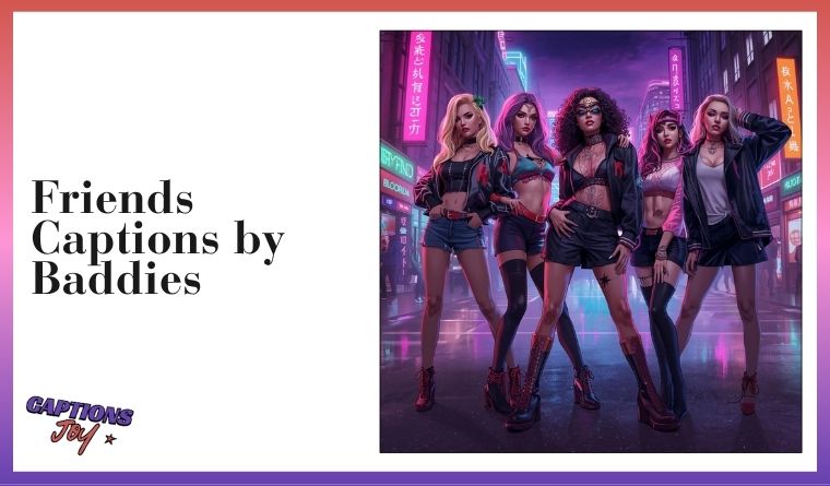 Friends Captions by Baddies